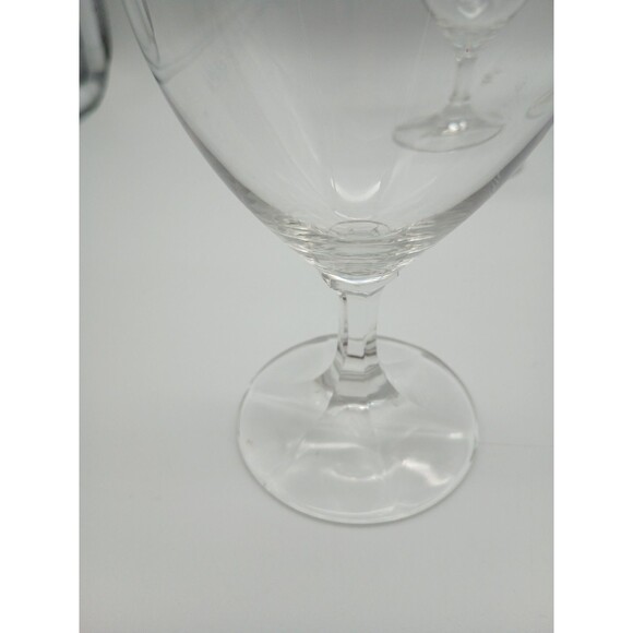 Set of 4 Schott Zwiesel NECKAR Platinum Trim Crystal Water Goblets  Germany - Picture 4 of 5